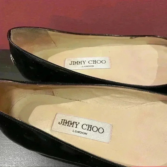 Jimmy Choo Patent Leather Ballet Flats - Picture 4 of 8